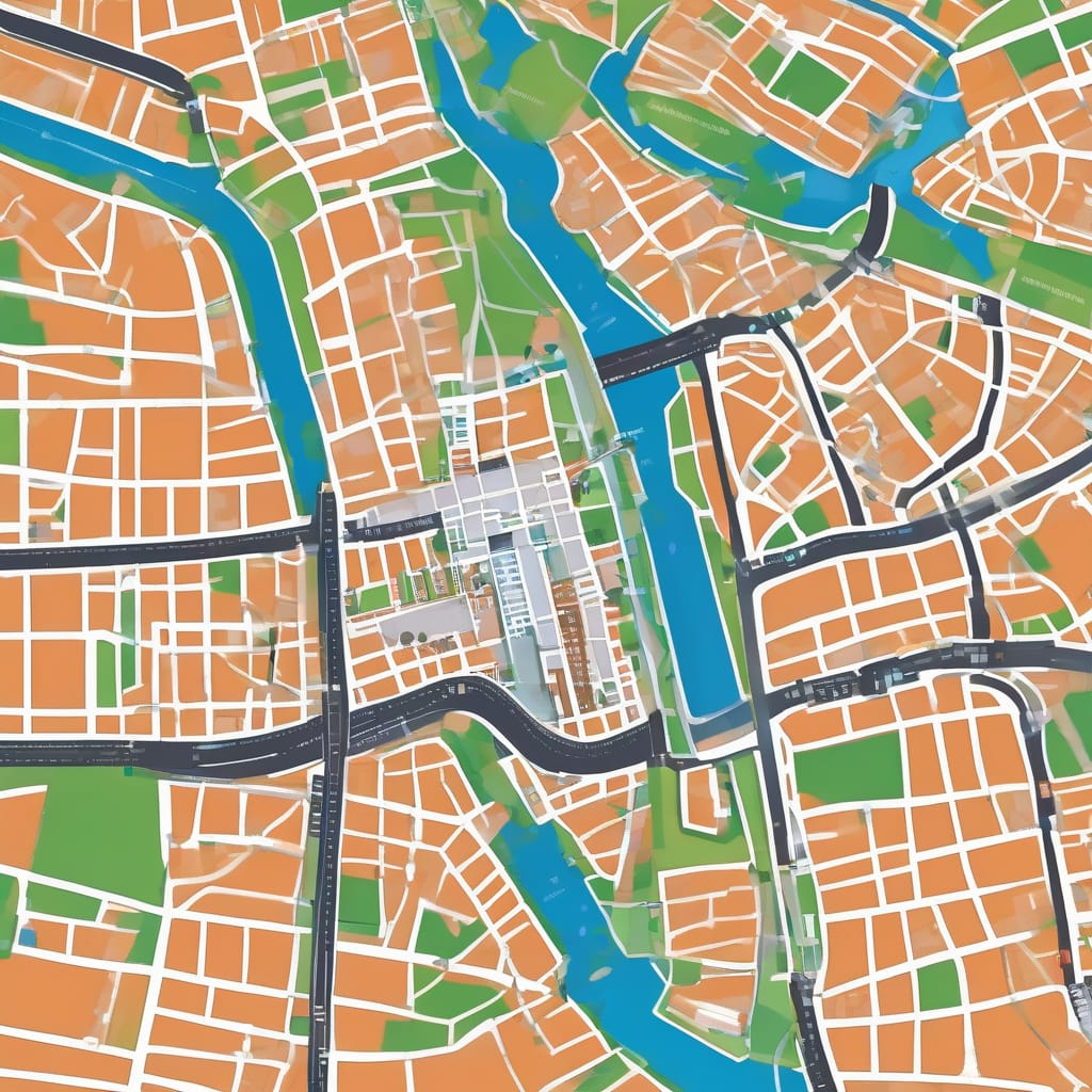 Map of Panampilly Nagar, Ernakulam, Kerala